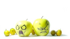 Funny apples