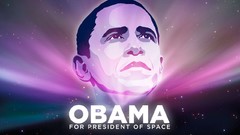 Funny Barack Obama outer space