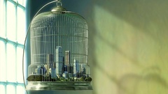 Funny buildings abstract cityscapes