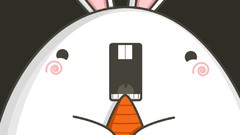 Funny Bunnies minimalistic vectors