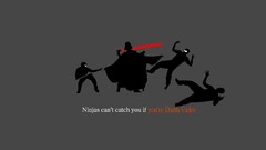 Funny Darth Vader ninjas ninjas cant catch you if