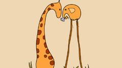 Funny elephants Giraffes