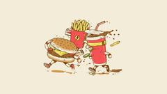 Funny french fries fast