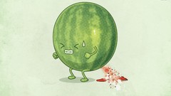 Funny fruits digital art