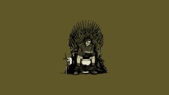 Funny game of thrones minimalistic artwork Simple Background