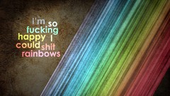 Funny happy rainbows