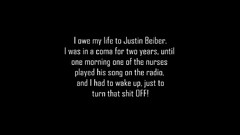 Funny justin bieber tex
