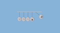 Funny Newton's cradle