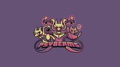 Funny Pokemon mew minimalistic Alakazam Mewtwo