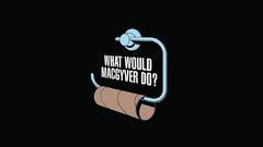 Funny toilet paper black