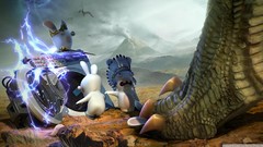 Funny travel in time Raving Rabbids