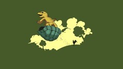 Funny turtles minimalistic