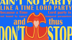 Funny Typography party Doctor