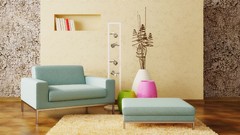 Furniture interior couch living room