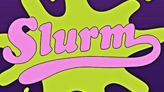 Futurama cartoon purple pink TV series