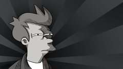 Futurama grayscale monochrome philip