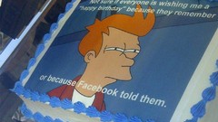 Futurama meme philip j fry Birthday Cake