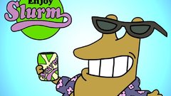 Futurama Slurm party cartoon