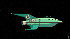 Futurama spaceships vehicles