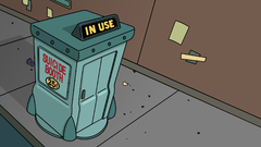 Futurama suicide Phone booth