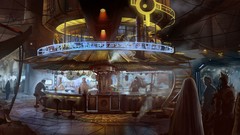 Future bar science fiction