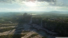 Future cities fantasy art Naboo