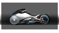 Futuristic apple inc shiny