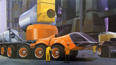 Futuristic artwork Syd Mead