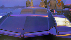 Futuristic cars artwork