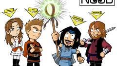 Futuristic comics nerd noob