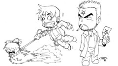 Futuristic comics nerd noob