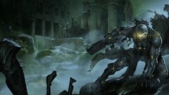 futuristic cyborg artwork science fiction