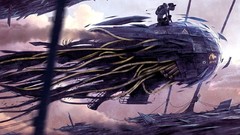 Futuristic fantasy art Anime