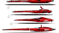 Futuristic Ferrari vehicles