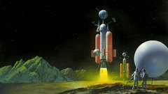 Futuristic science fiction artwork