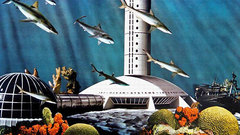 Futuristic science fiction underwater