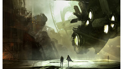 Futuristic spaceships science fiction