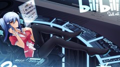 Futuristic stockings tie skirts