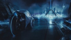 Futuristic Tron artwork