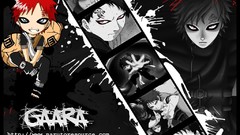 Gaara naruto shippuden selective coloring