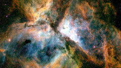 Galaxies nebulae outer Space