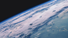 galaxy Earth Space atmosphere space art digital art planet