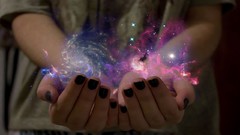 Galaxy hands galaxies