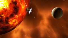 Galaxy planets outer space space probes