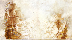 Galeony wojny tapeta high