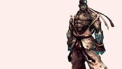 Game animation zombies street fighter Simple Background