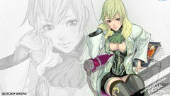 Game Anime blondes anime girls green eyes video games Sega 