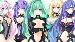 Game Anime cleavage Hyperdimension Neptunia