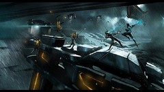 Game fight Tron concept art recognizer