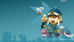 Game magician staff sorcerer mage video games Maplestory